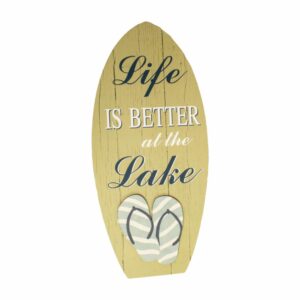 Placa Decorativa Diseño Lago ANNIE'S GARDEN 1 Pieza