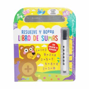 Libro Resuelve Y Borra Libro De Sumas SILVER DOLPHIN 15 Páginas