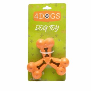 Juguete Para Mascota Diseño Snack Estrella Naranja 4DOGS Unidad