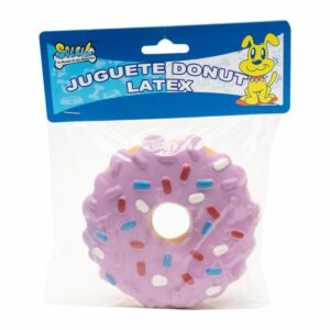 Juguete Para Mascota Diseño De Donut En Látex SOLEIL Unidad