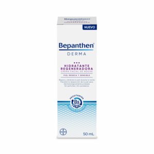 Crema Facial Hidratante Regeneradora De Noche Para Piel Reseca BEPANTHEN DERMA 50 Ml