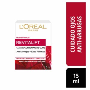 Contorno De Ojos Anti Arrugas + Extra Firmeza Revitalift L'ORÉAL 15 Ml