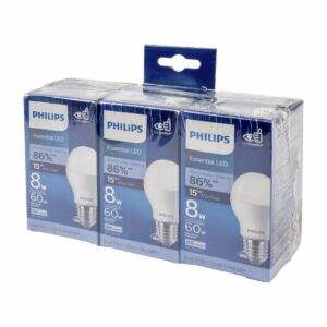 Pack De Focos De X3 Led Fría PHILIPS 8 W