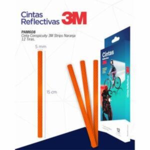 Cinta De Seguridad Reflectiva Naranja 3M 12
