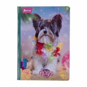 Cuadernos Cosido Mediano Dogs 2 Lineas NORMA 100 Hojas