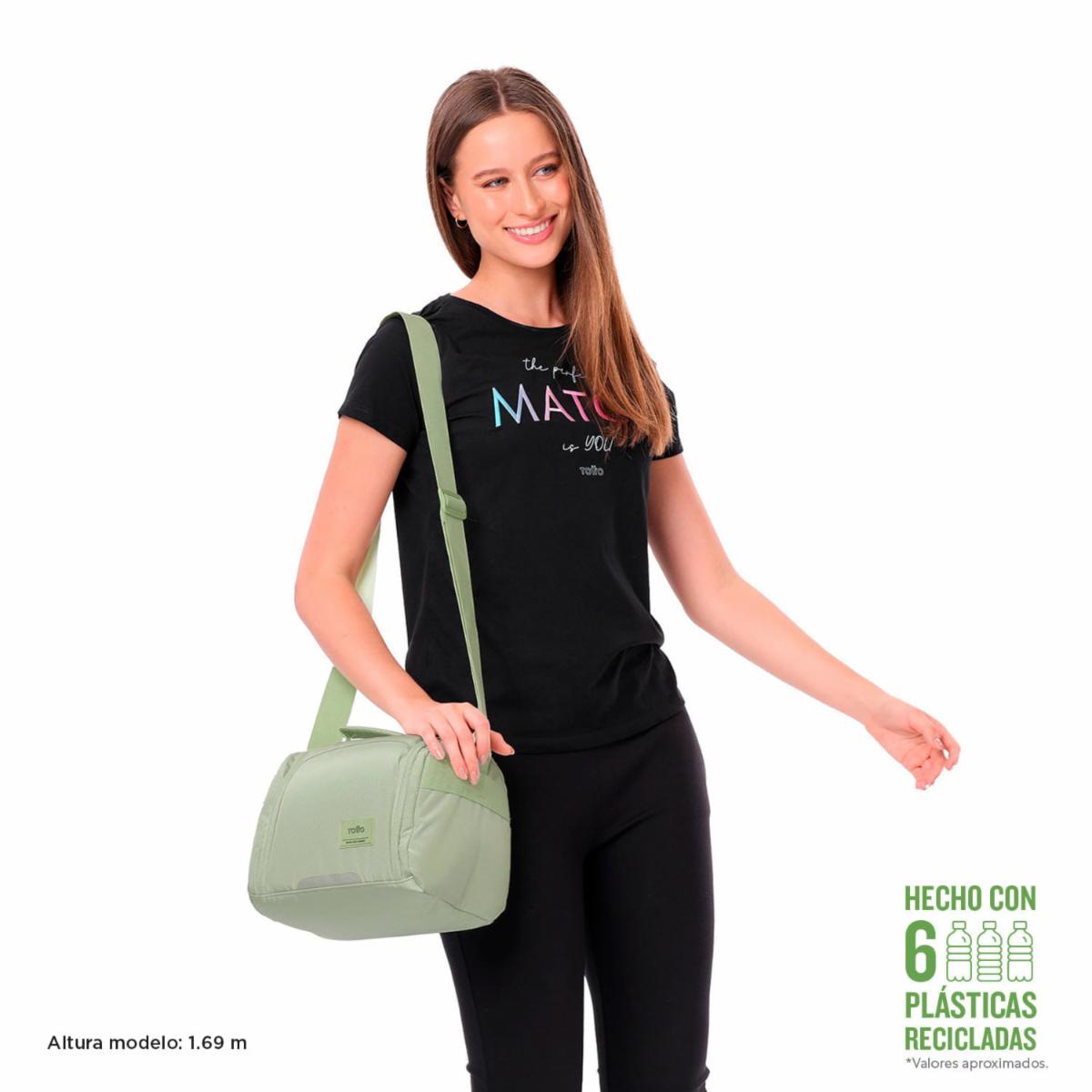 Lonchera Mujer Grafito TOTTO Verde