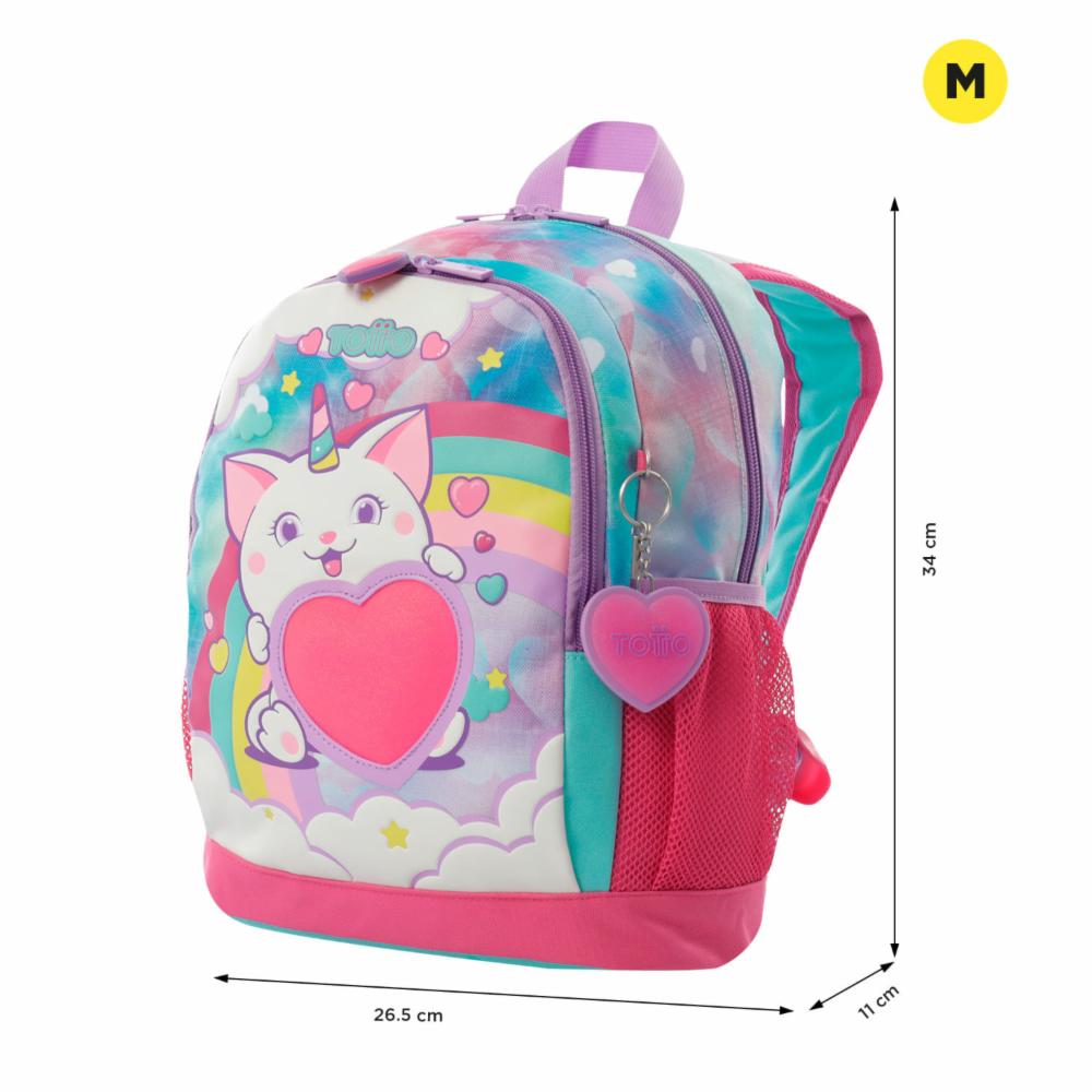 Mochila Infantil Niña Sweety Heart TOTTO Estampado - Imagen 3