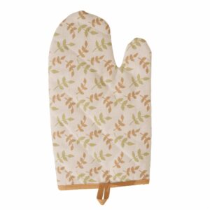 Guante De Cocina Estampado Floral Jessi Kaki FREE HOME 33 X 18 Cm