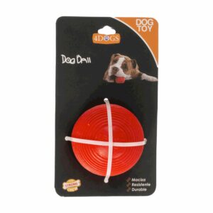 Pelota Para Mascota De Perro Jumper Maciza- Rojo 4DOGS Mediano