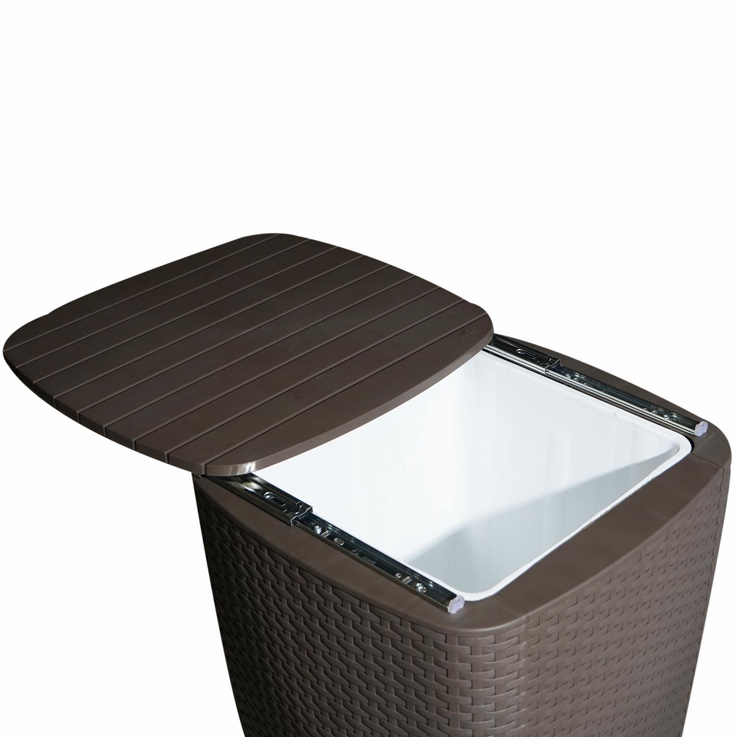 Mesa Cooler Table Mocca PLÁSTICOS MQ Plastico
