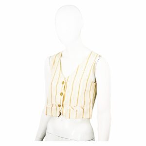 Chaleco A Rayas Abierto SERAFINA