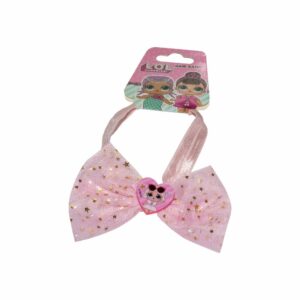 Cintillo De Lazo Rosado Con Estrellas LOL SURPRISE Longitud Perfecta, Sujeción Ideal