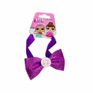 Cintillo De Lazo Morado Metalizado LOL SURPRISE Longitud Perfecta, Sujeción Ideal