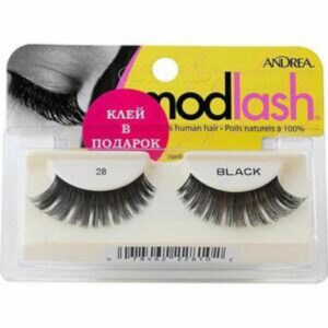 Pestañas Postizas 28 Black ANDREA 2 Unidades