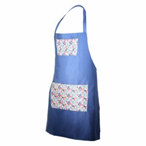 Delantal Con Bolsillos Tono Azul KARRY`S L