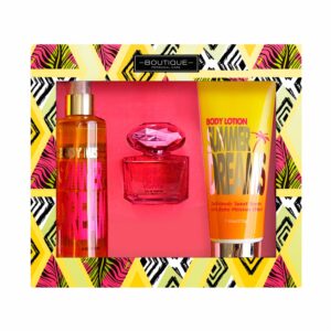 Set Corporal Summer Dreams Body Lotion+Body Mist+Perfume BOUTIQUE Estuche Tipo Regalo