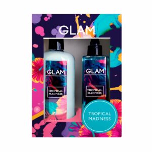 Set Corporal Glam Tropical Madness Body Mist+Body Lotion GLAM Estuche Tipo Regalo