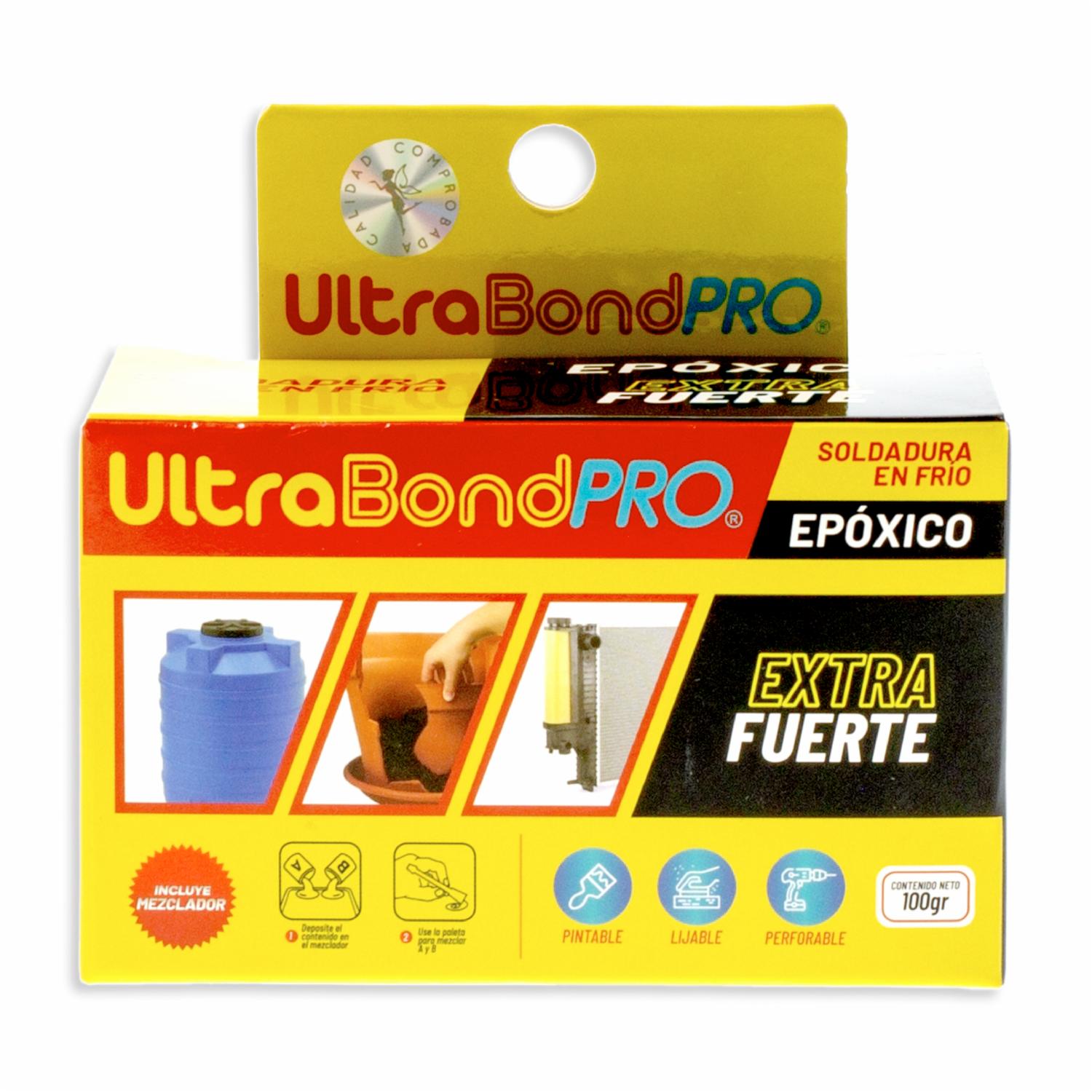 Soldadura En Frío Epóxico Extra Fuerte ULTRABOND 100 G