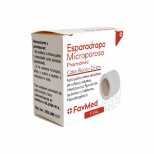Esparadrapo Microporoso Color Blanco FAVMED 2.5 cm
