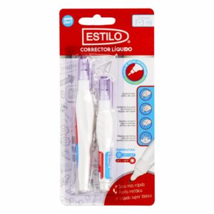 Corrector Líquido Punta De Metal ESTILO X 2 Uds