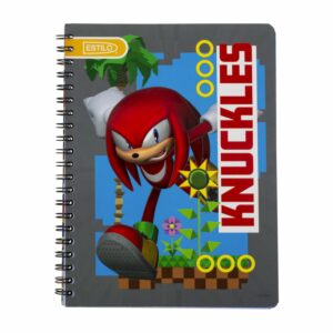 Cuaderno 1 Línea Con Diseño Sonic ESTILO 100H