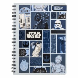 Cuaderno Universitario Cuadros Star Wars ESTILO 100 Hojas