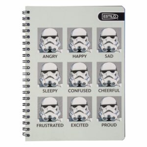 Cuaderno Universitario 4 Líneas Star Wars DISNEY 100 Hojas