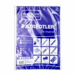 Papel Plano Calco Tamaño A4 110 Gramos STAEDTLER X25 Uds