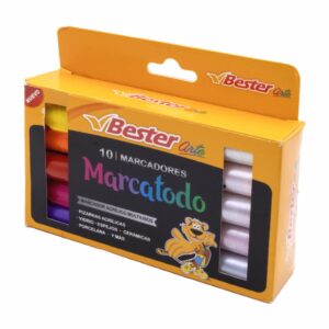 Marcadores Marcatodo De Colores BESTER X10Uds