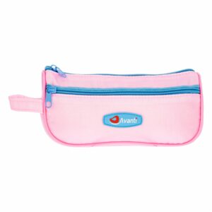 Cartuchera Cartuchera Doble Cierre Rosada AVANTI 1 Pieza