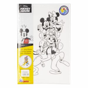 Lienzo Para Pintar Pre-Impreso Mickey DISNEY 30X20 Cm