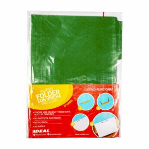 Folder Oficio Manila Color Verde Con Vincha IDEAL 180 Gr