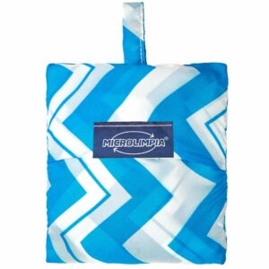 Bolsa Reusable Para Compras Lineas Celeste MICROLIMPIA 50 X 52 Cm