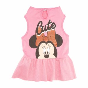 Vestido Para Mascotas Diseño Minnie Mouse Color Rojo DISNEY Talla Grande