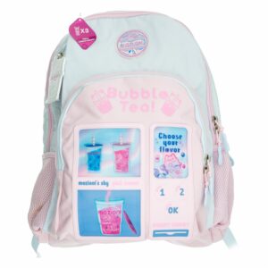 Mochila Escolar Rosa Celeste MOZIONI 42X30 Cm