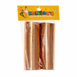 Serpentina Holográfica Oro Rosa HOLIDAY'S 4 X 12 Cm