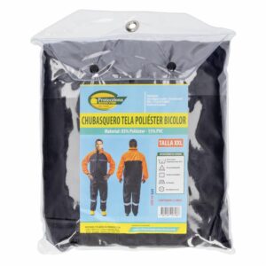 Chubasquero Bicolor Sin Forro PROTECZIONA Talla Extra Extra Grande