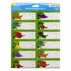 Membretes Escolares Adhesivos En Funda OIMI 18X24