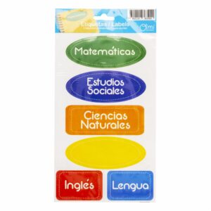 Etiquetas De Materias Estándar OIMI 13Cm X 24Cm