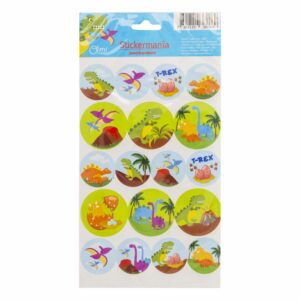 Stickers Diseño Dinosaurios OIMI X 18 Uds