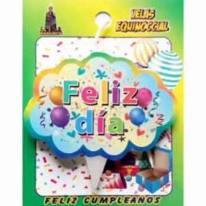 Feliz Dia-Letras VELAS EQUINOCCIAL Paquete