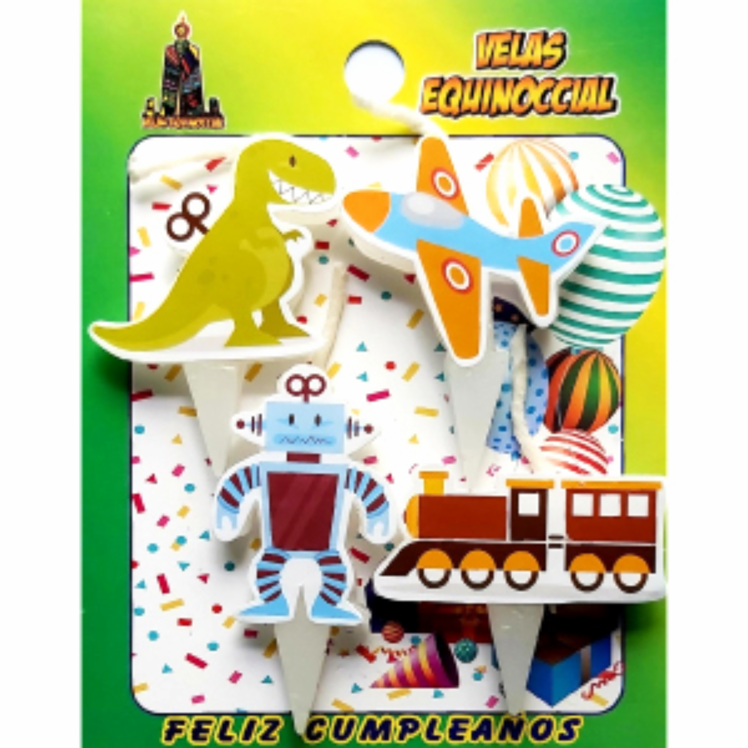 Velas Figuras Juguetes VELAS EQUINOCCIAL 4 Unidades