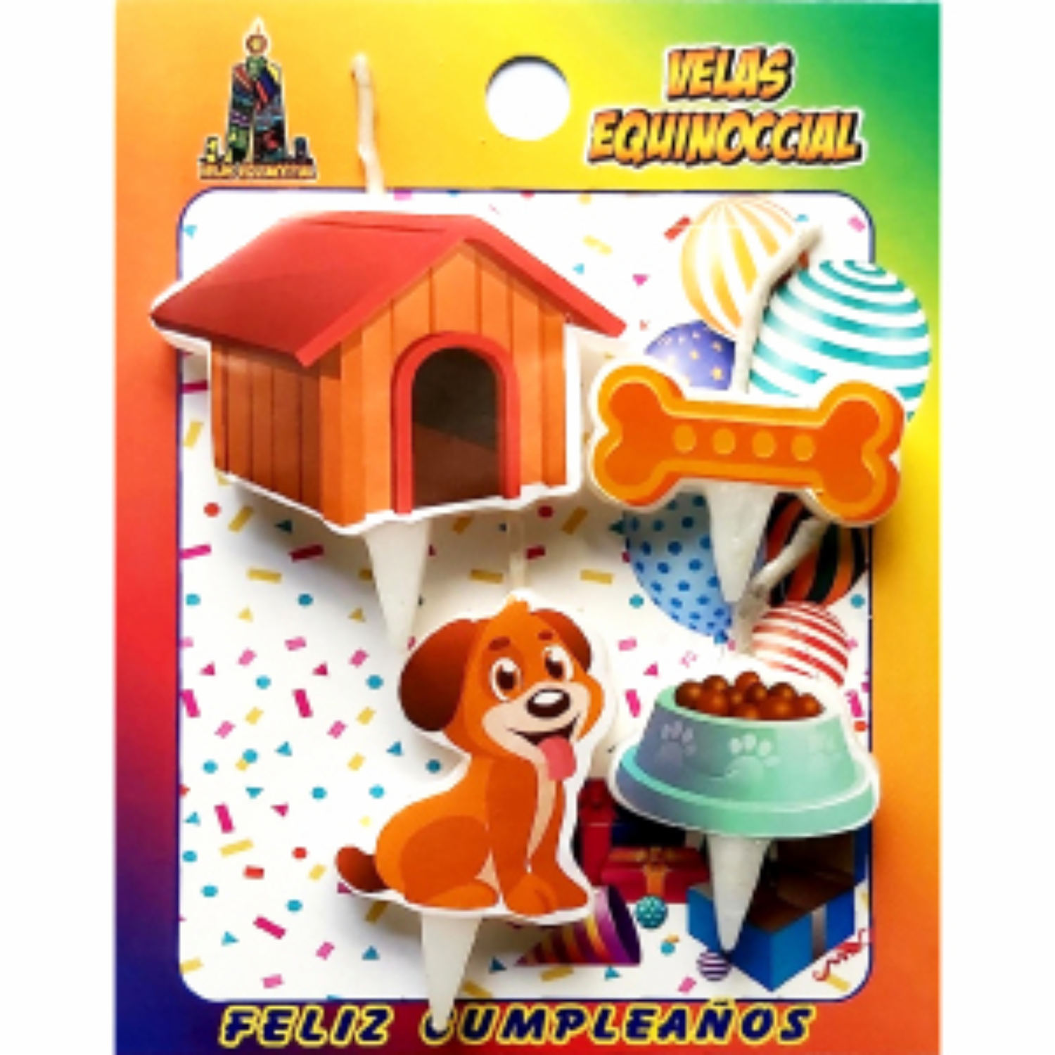 Velas Figuras Perrito VELAS EQUINOCCIAL 4 Unidades - Imagen 2