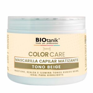 Mascarilla Capilar Matizante Tono Beige BIOTANIK 220 Ml