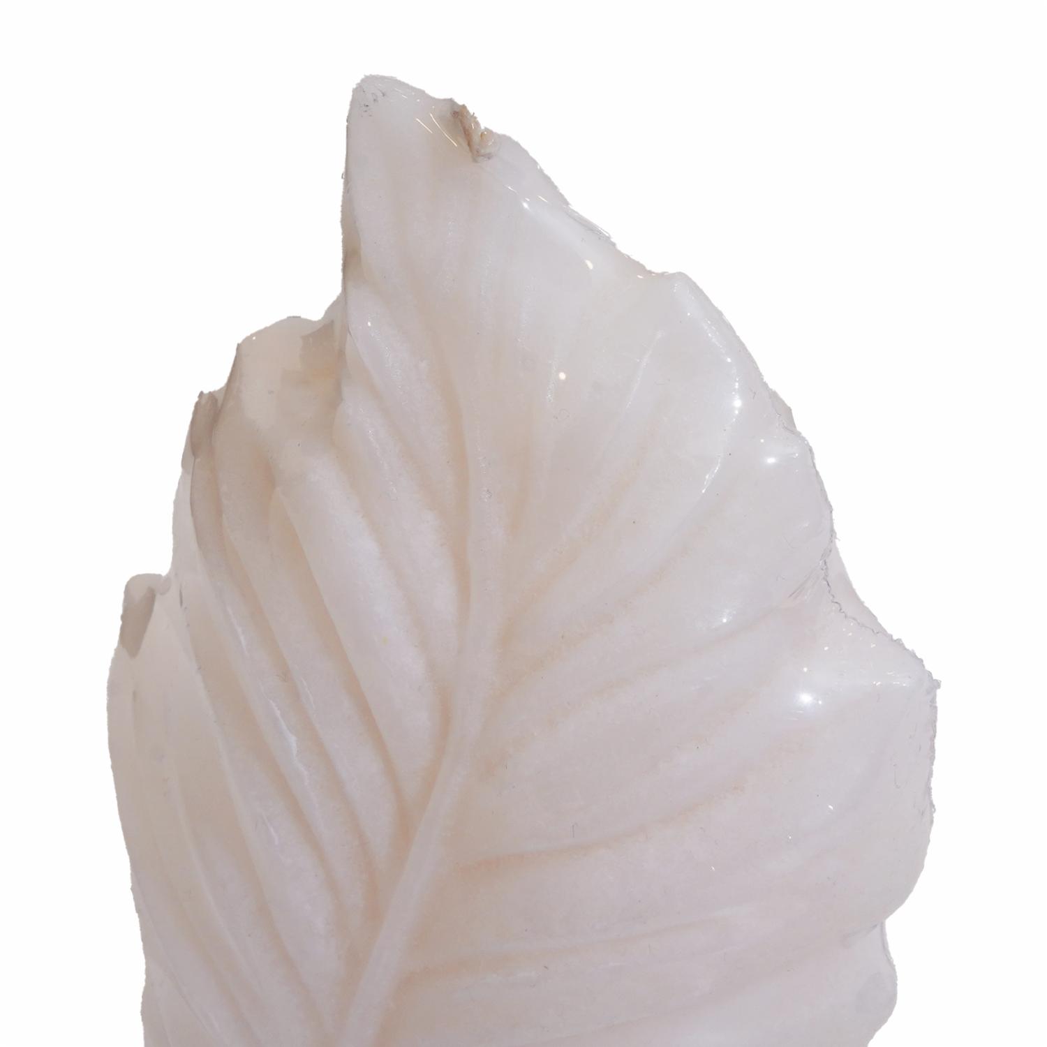 Vela Decorativa Diseño Hoja Beige MAMINA CANDLES Unidad
