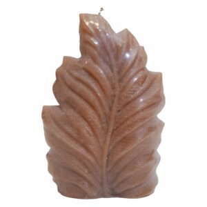 Vela Decorativa Diseño Hoja Café MAMINA CANDLES Mediana
