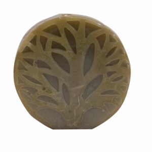 Vela Decorativa Diseño Árbol De La Vida Verde MAMINA CANDLES Mediana