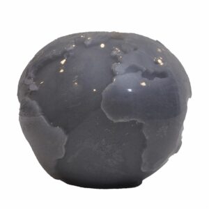 Vela Decorativa Diseño Tierra Gris MAMINA CANDLES Mediana