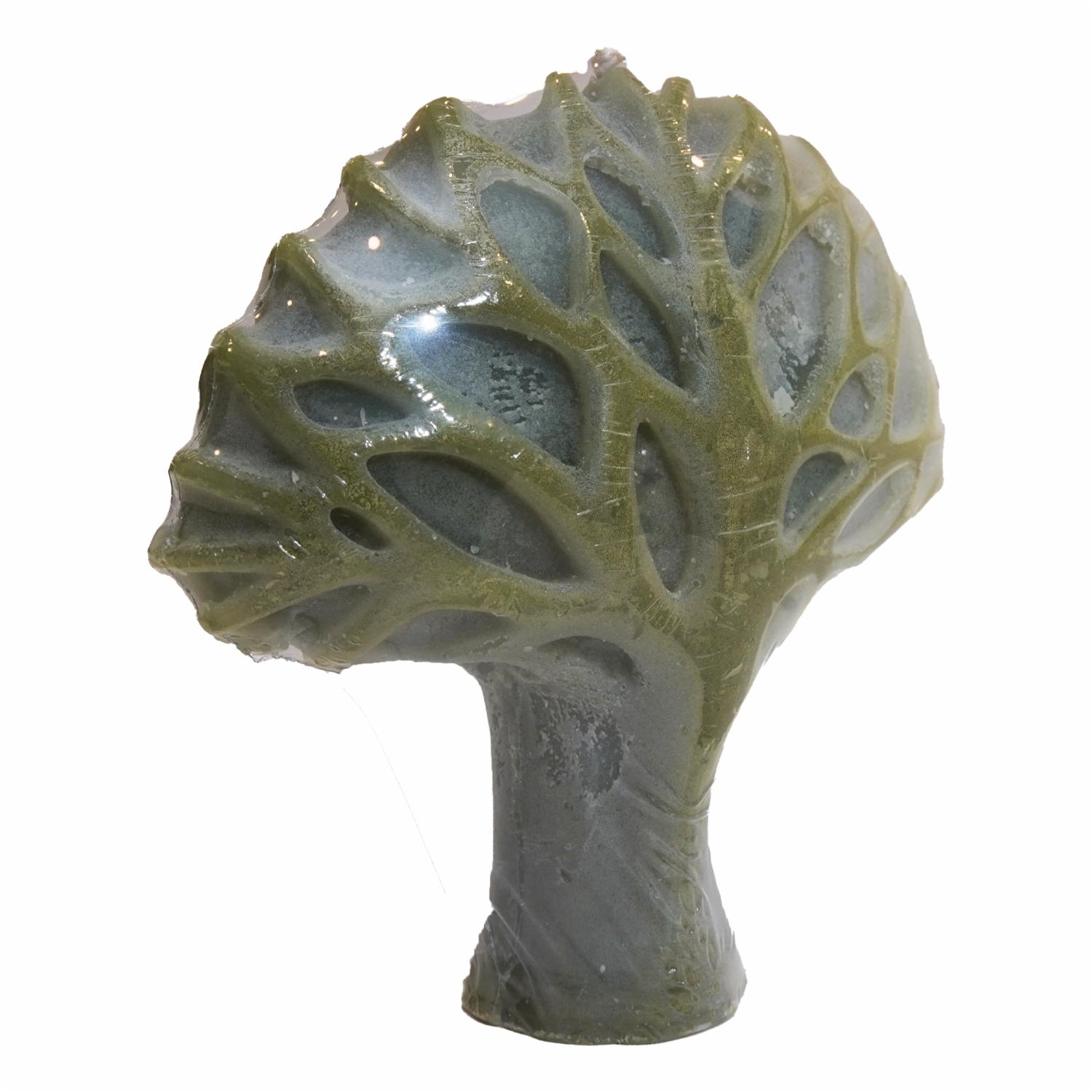 Vela Decorativa Diseño Árbol De La Vida Verde MAMINA CANDLES Grande