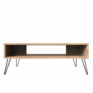 Mesa De Centro Delfos Color Amaranto MUEBLE FÁCIL MDP